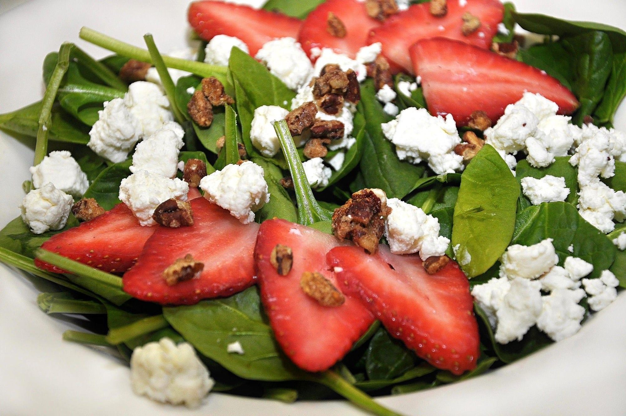 Strawberry Field Salad Half