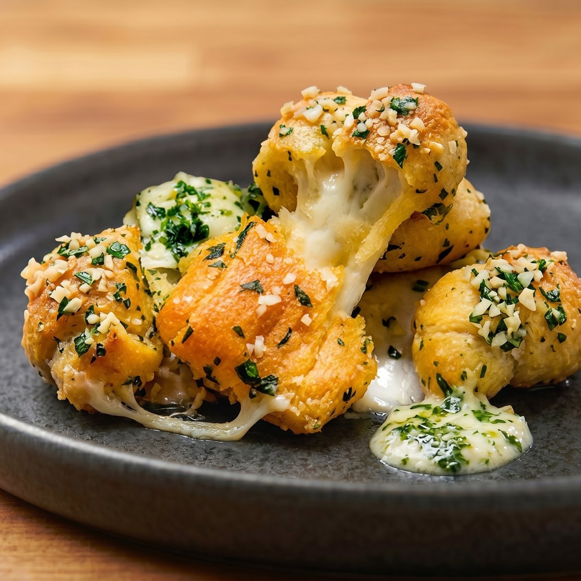 Cheesy Garlic Knots Tray