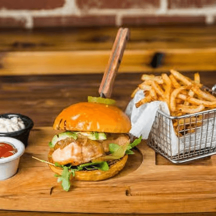 Fresh Salmon Burger