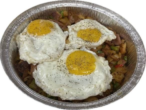 Kielbasa Breakfast Skillet with Eggs