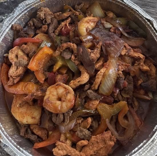 Mixed Fajitas Chicken-Steak-Shrimp
