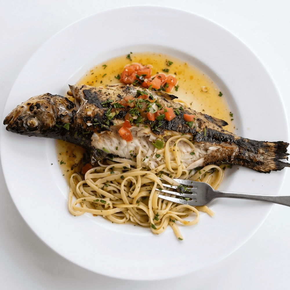 Grilled Whole Branzino