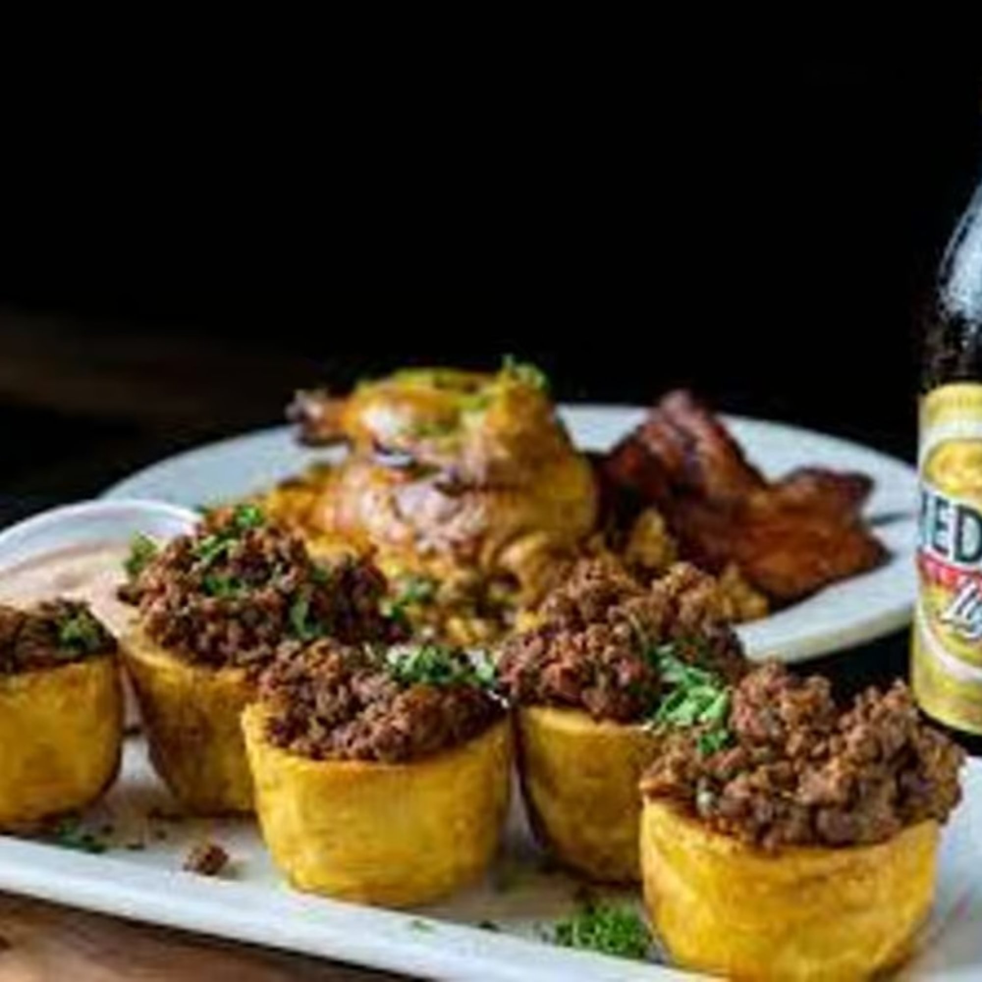 Tostones rellenos