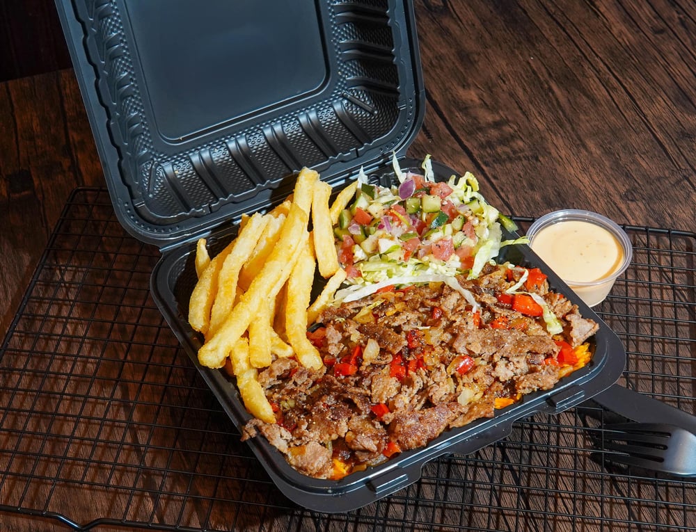 Steak Over Rice