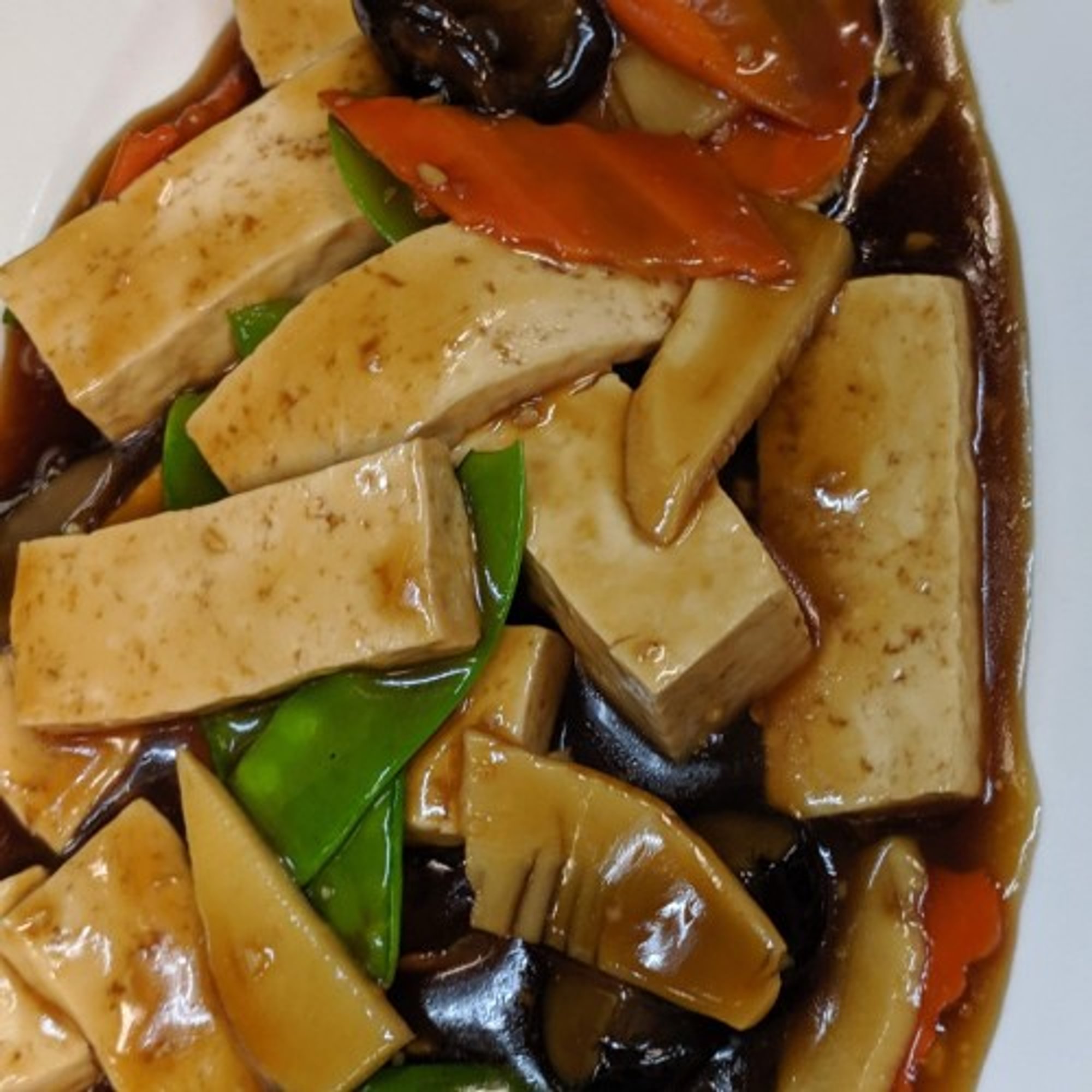 Tofu in Brown Sauce