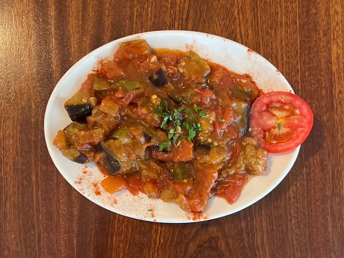 Sauced Eggplant