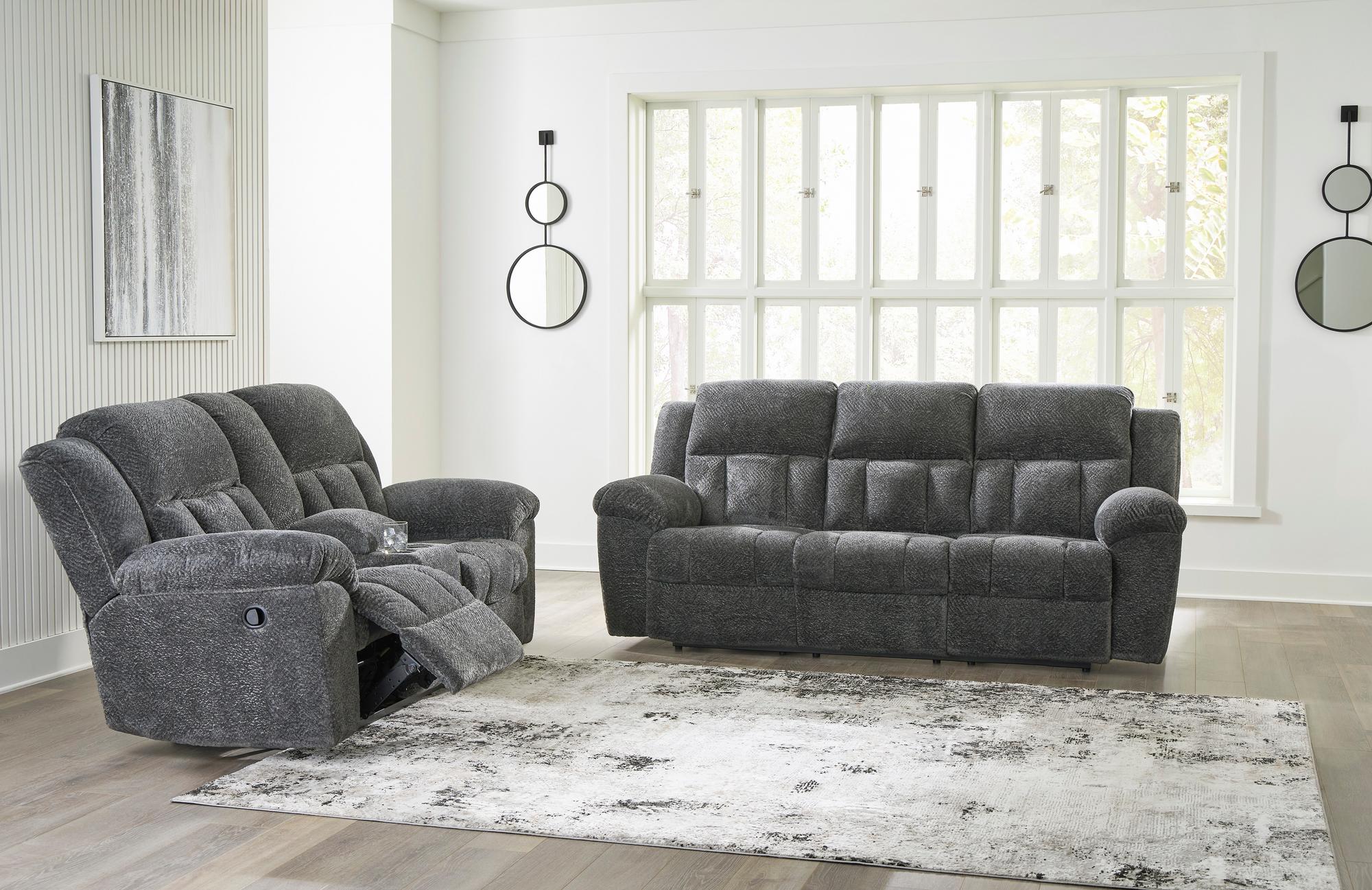 Frohn Reclining Sofa & Reclining Loveseat w/Console