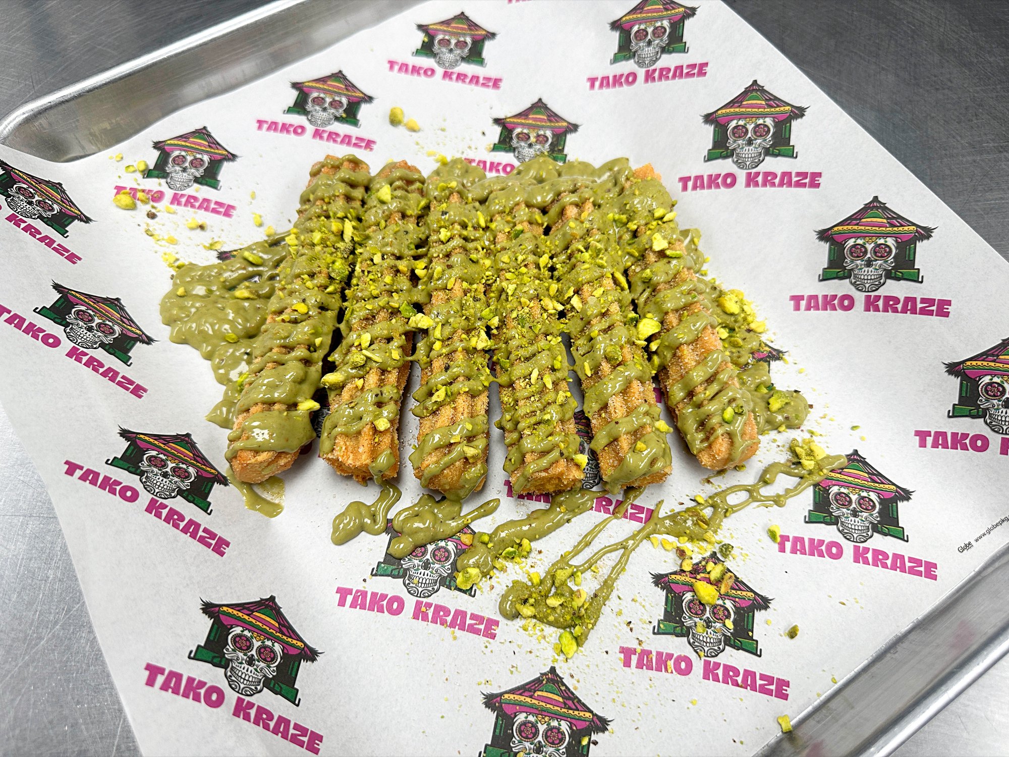 Pistachio Cream Churros
