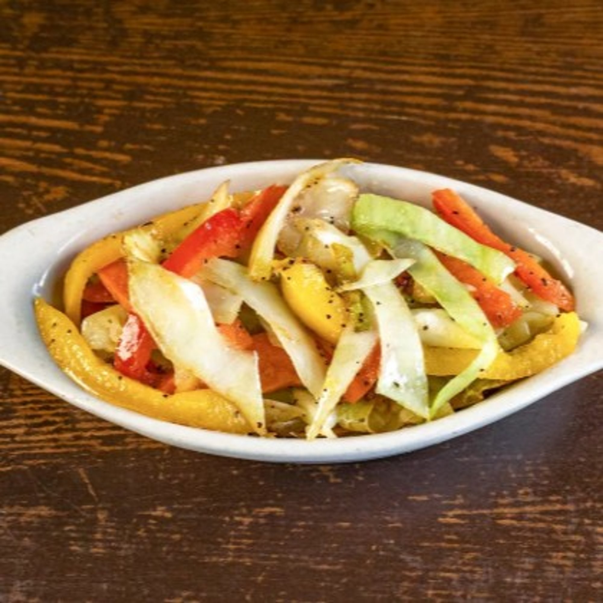 Buttered steamed vegetables