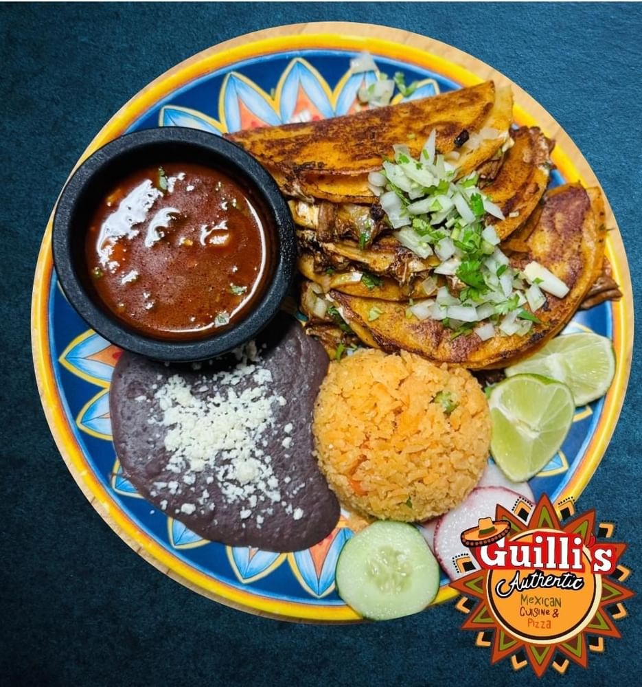 Birria taco platter
