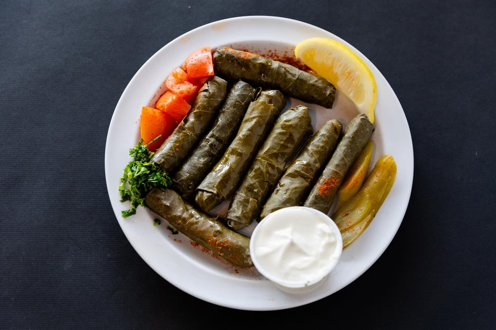Veggie Grape Leaves (8)
