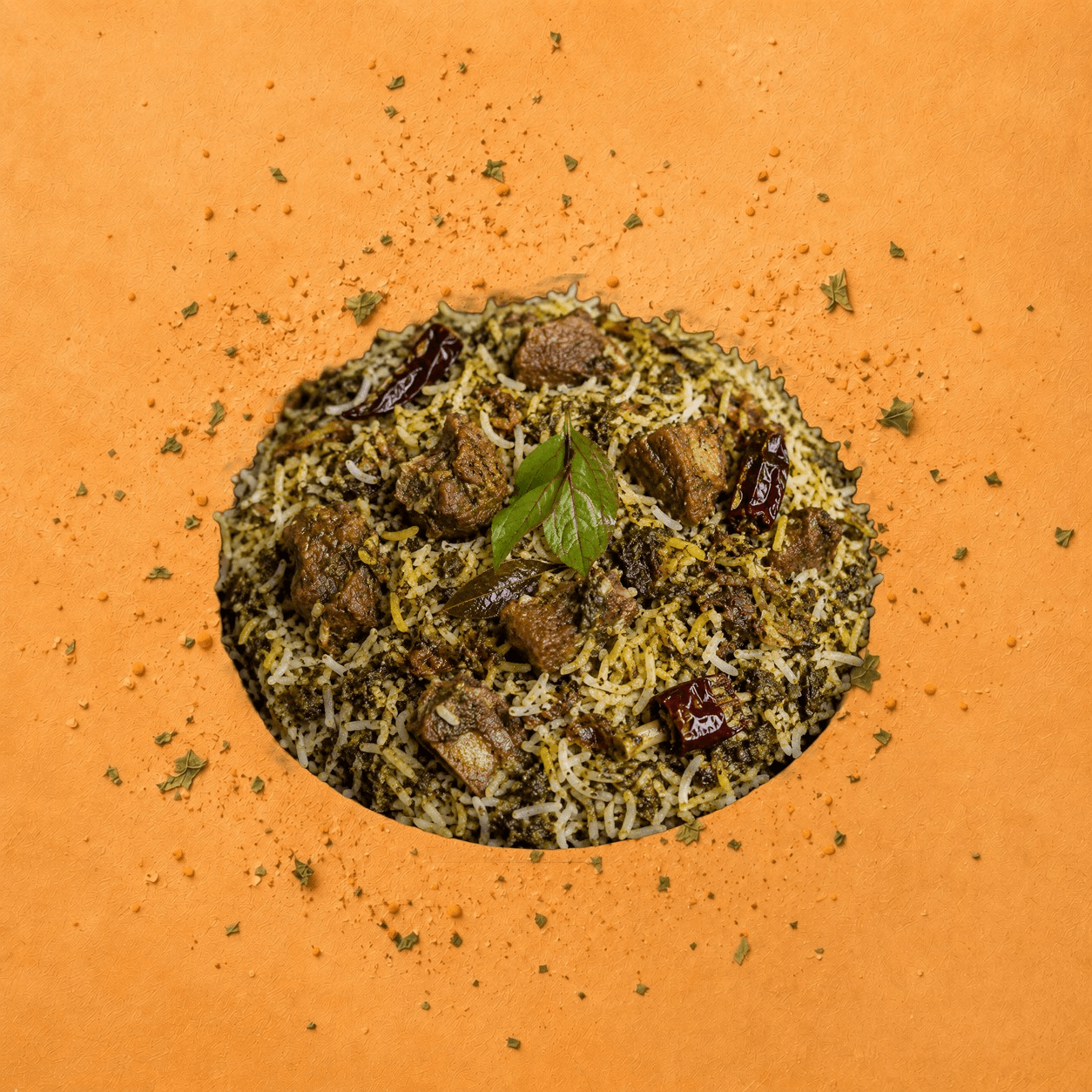 Gongura Goat Biryani