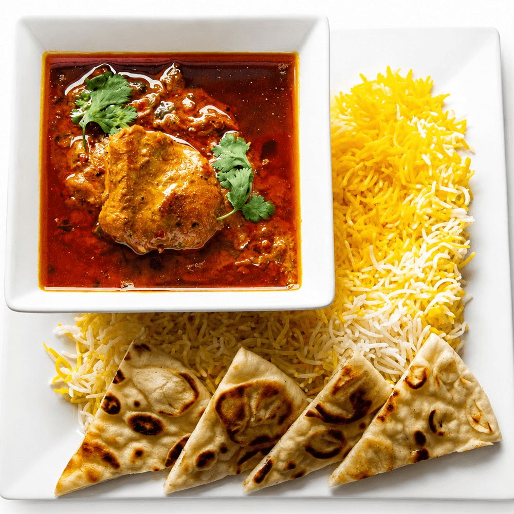 SPICY CHICKEN CURRY + SIDE