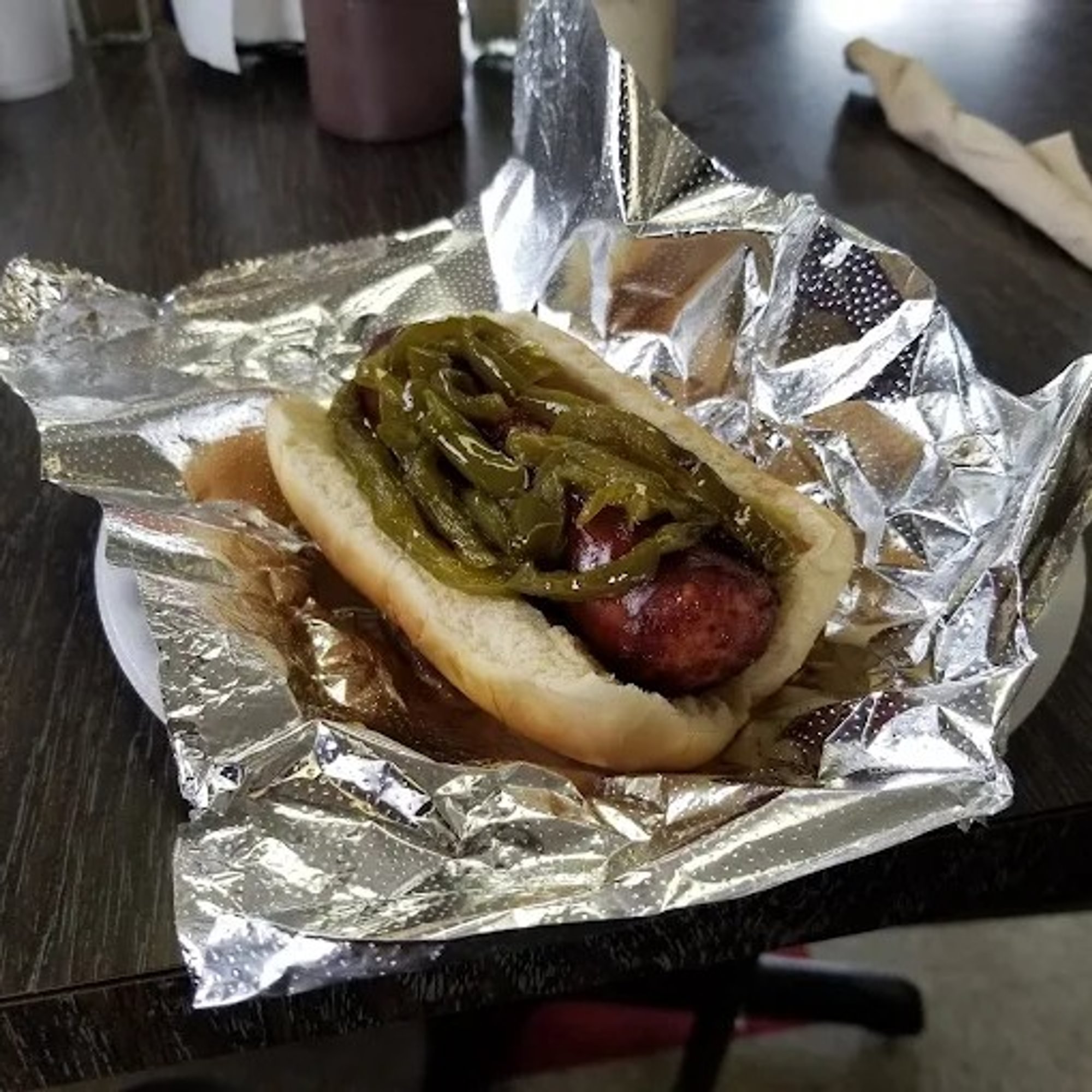 Polish Sausage Sandwich