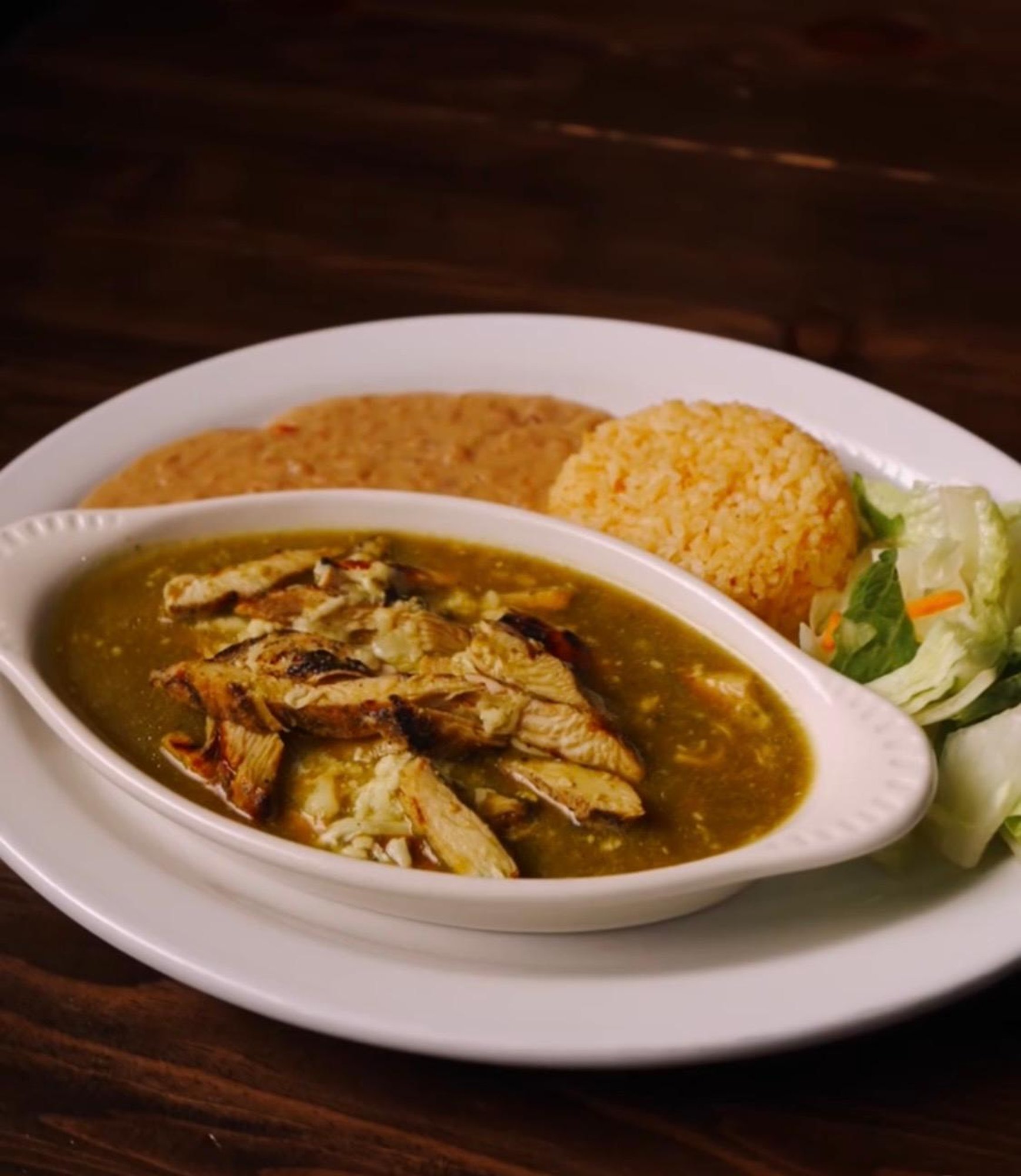 Pollo Suizo Dinner