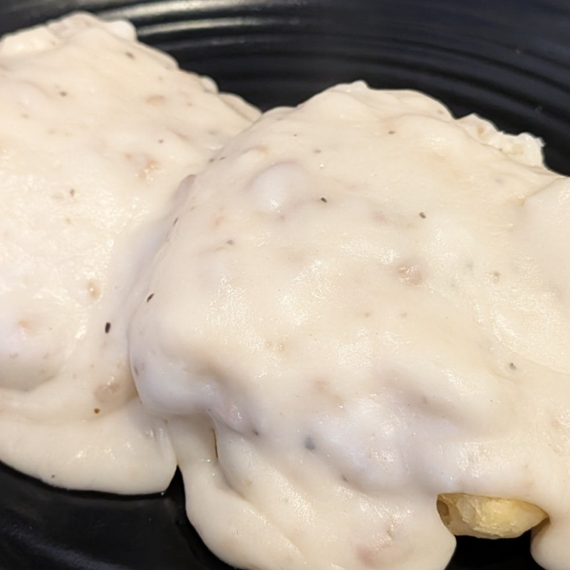 Biscuit Sausage Gravy Full
