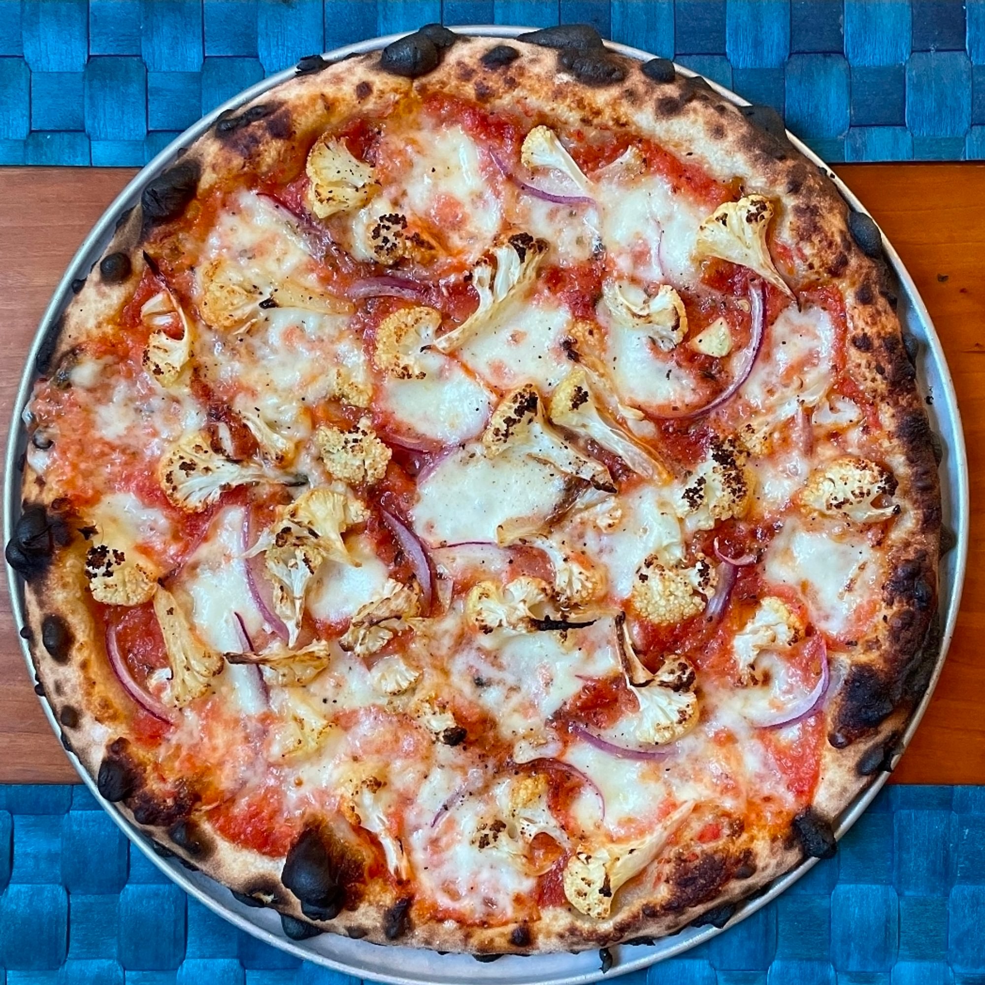 Smokin Green Fire Cauliflower Pizza