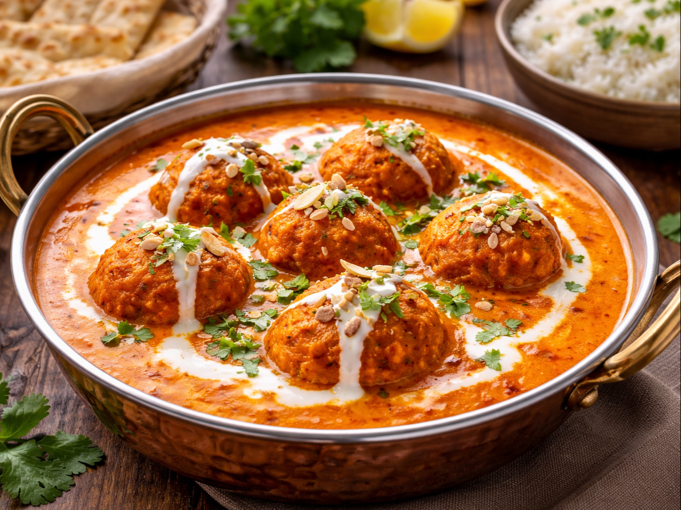 Malai Kofta w/Rice