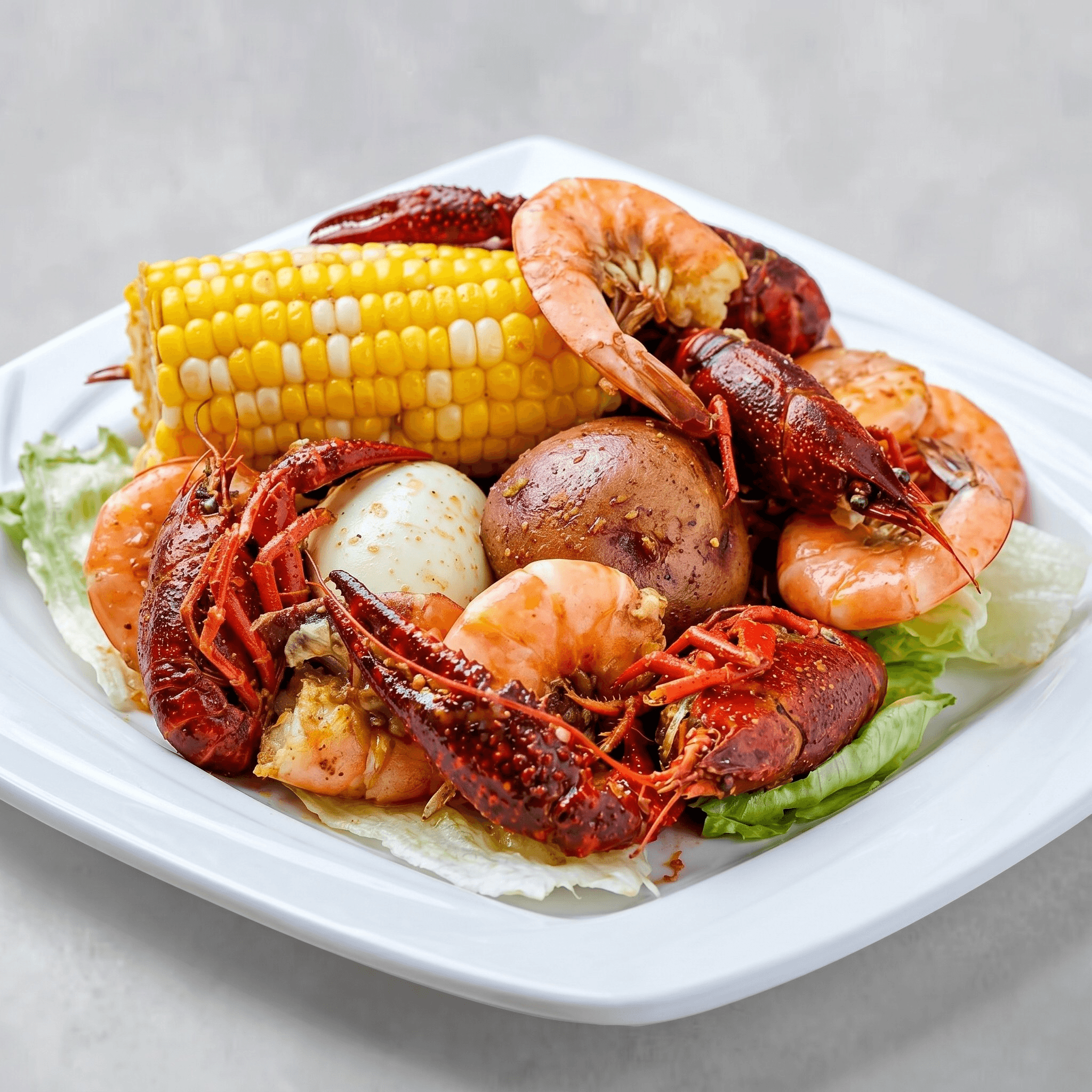 Shrimp with No Head & Crawfish Combo