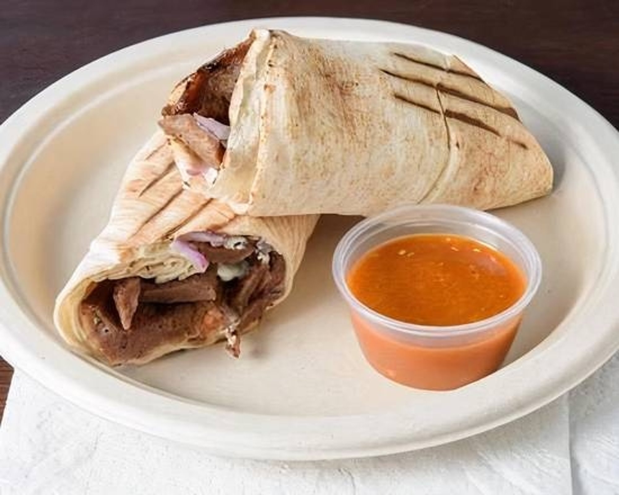 Lamb Gyros Pita Wrap