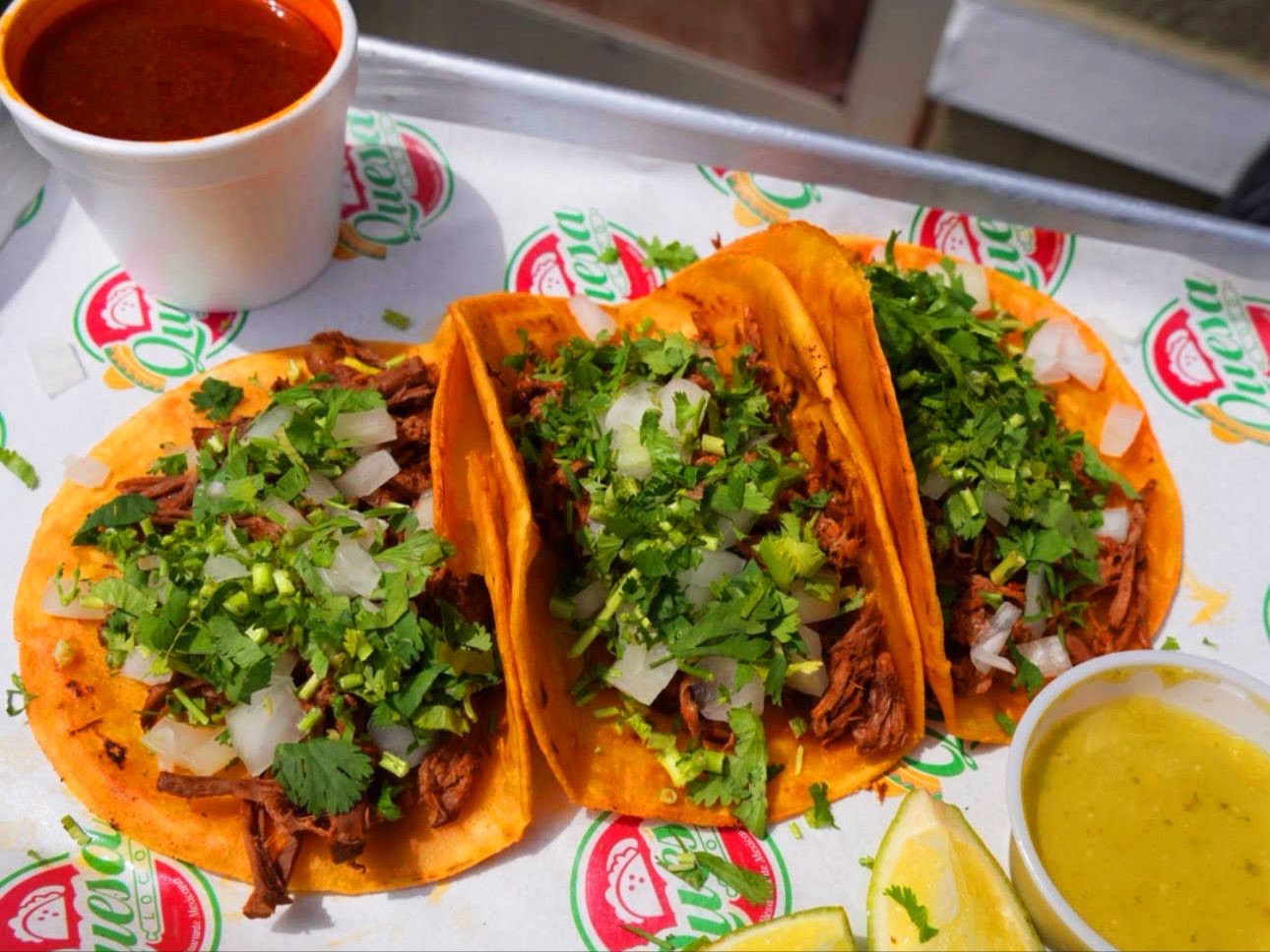 Birria Red Taco
