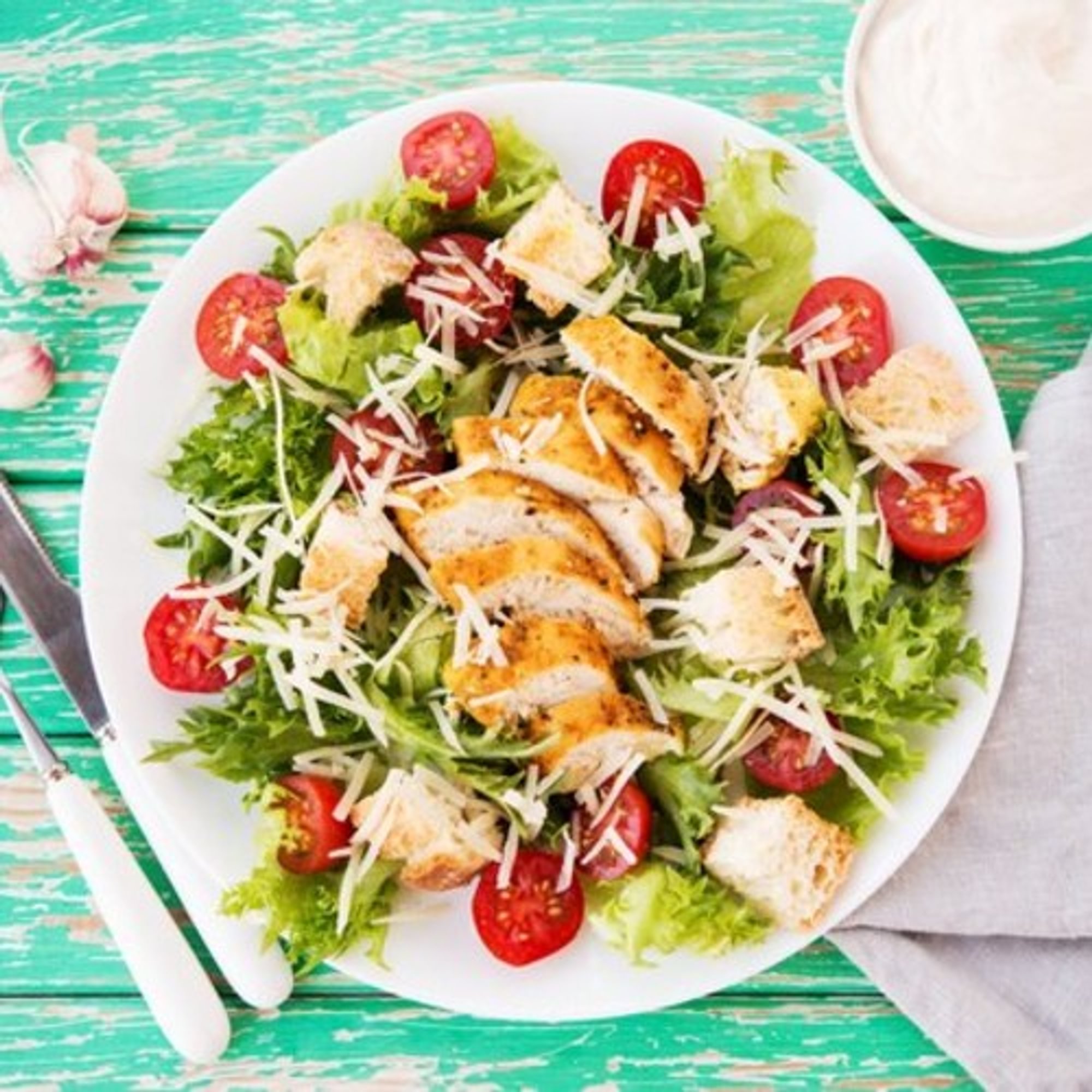 Grilled Chicken Caesar Salad