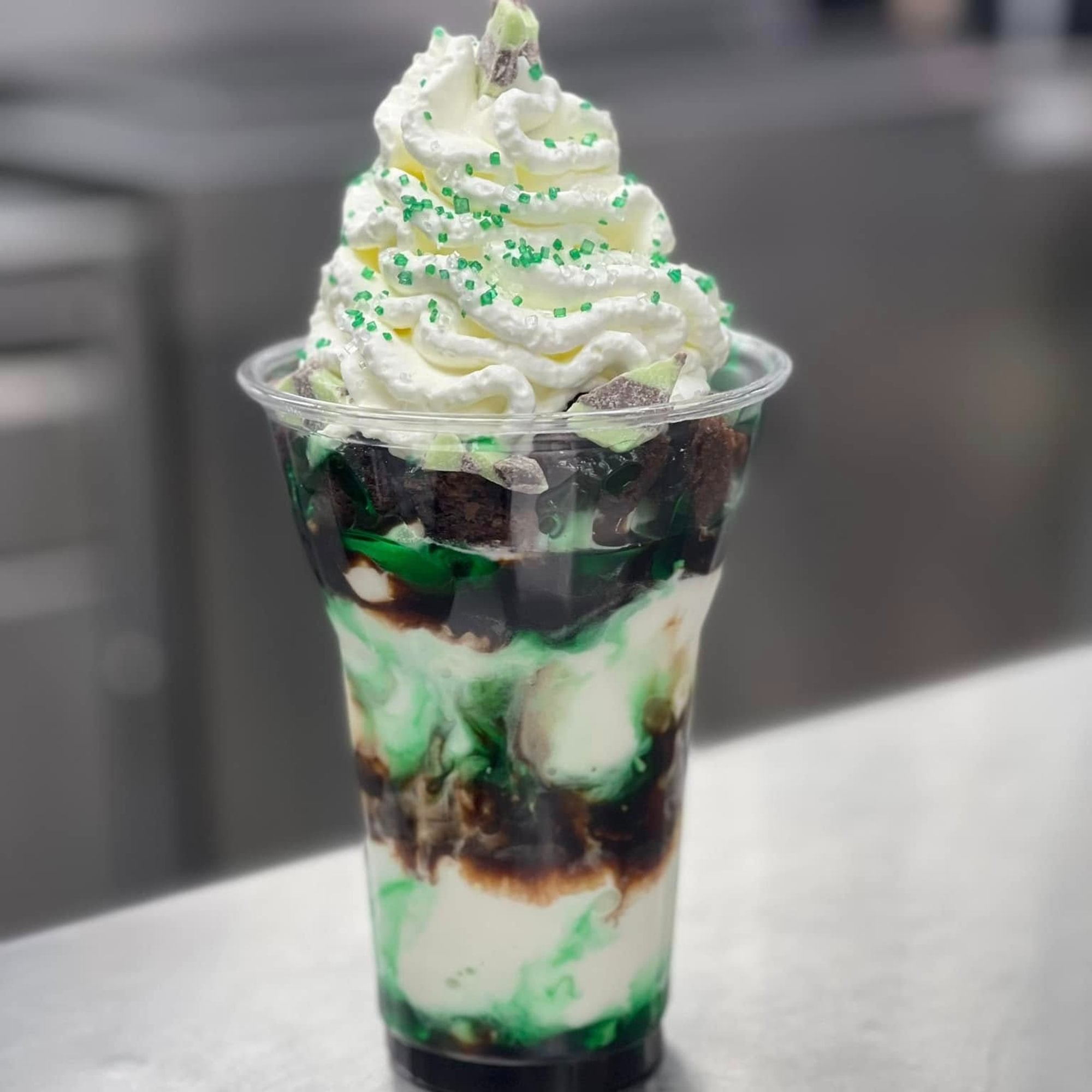 🍃 Brownie Mint Parfait 🍫