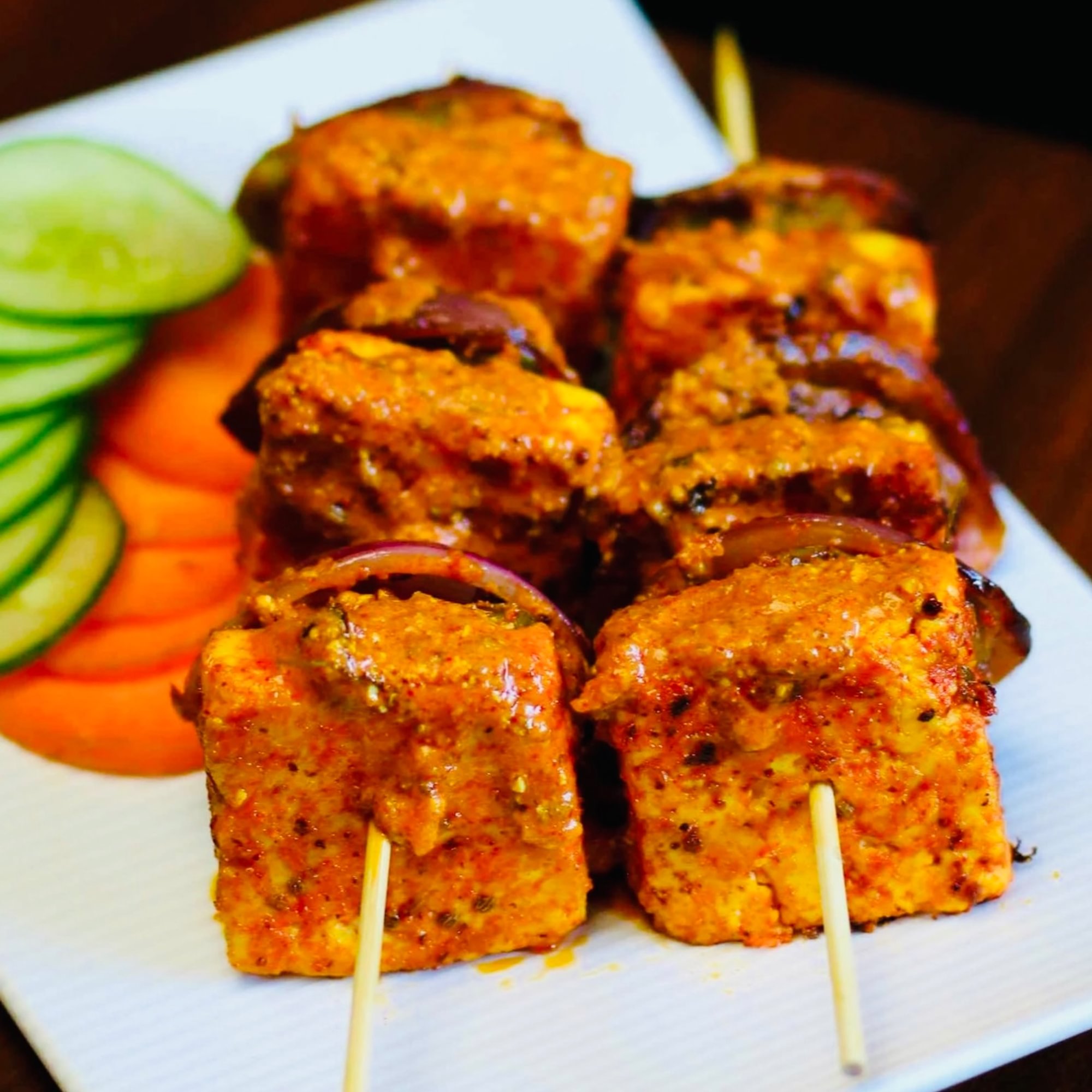 Achari Paneer Tikka (7 Pcs)