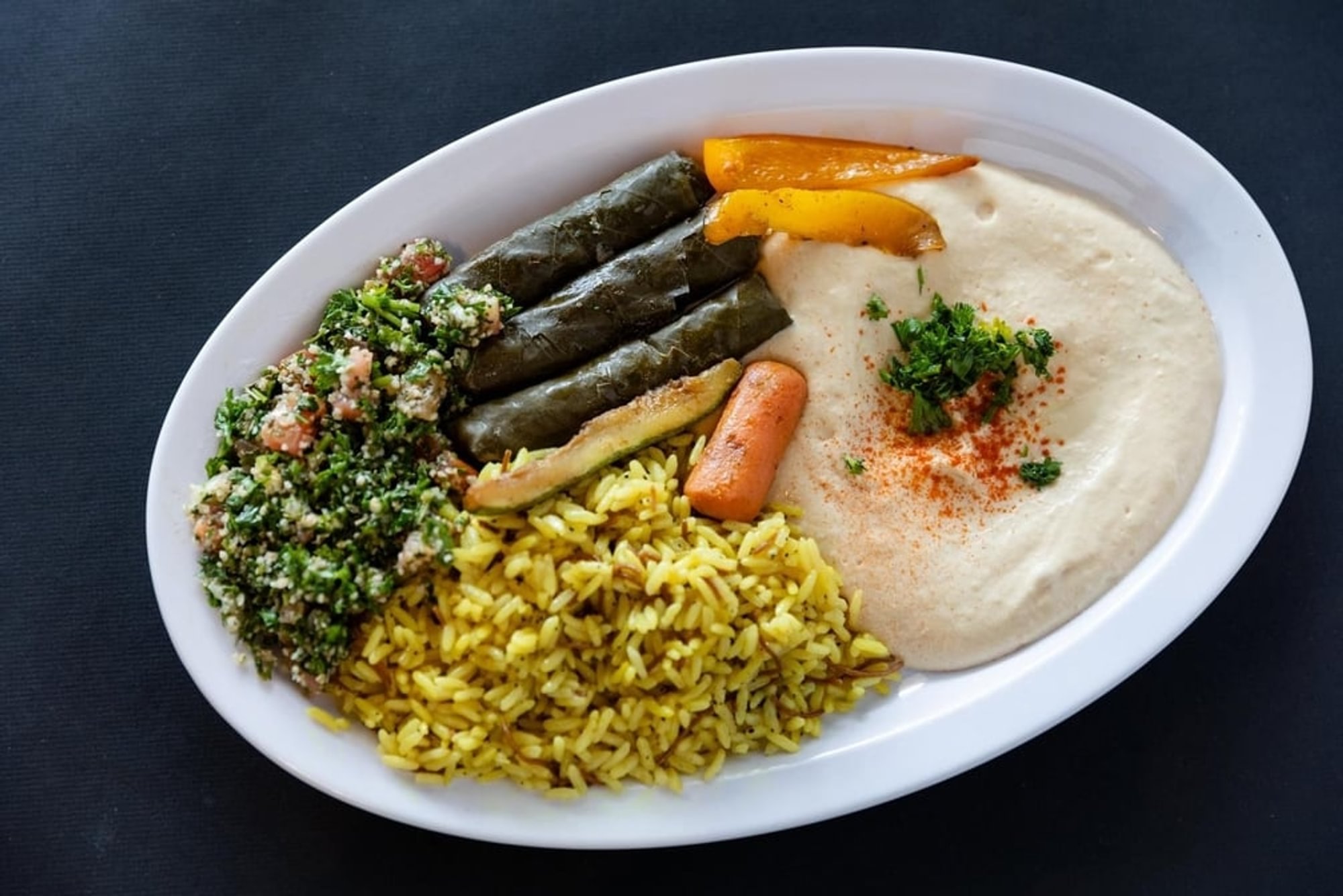 Lamb Grape Leaves Combo