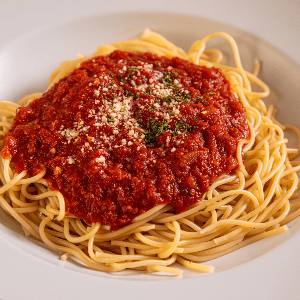 Tomato Sauce Pasta Dinner