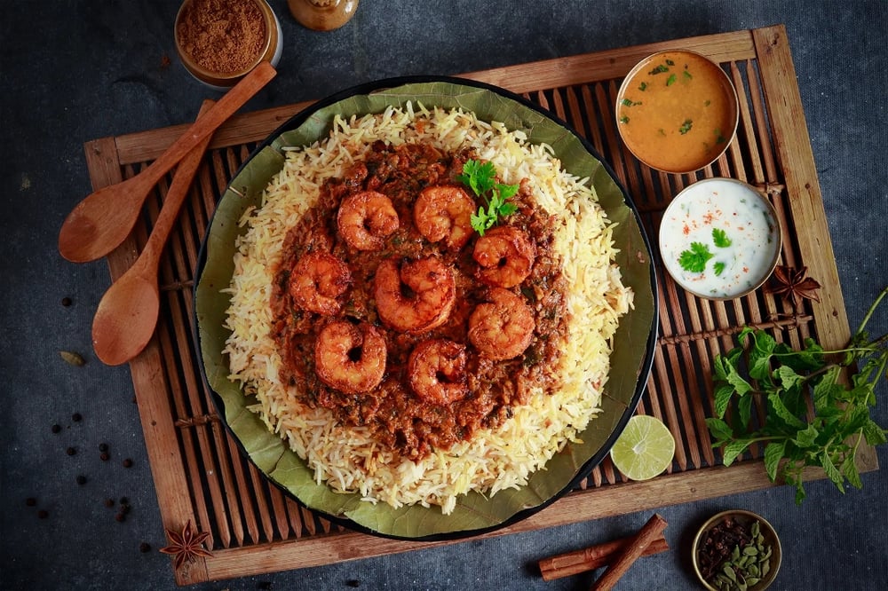 Shrimp Biryani