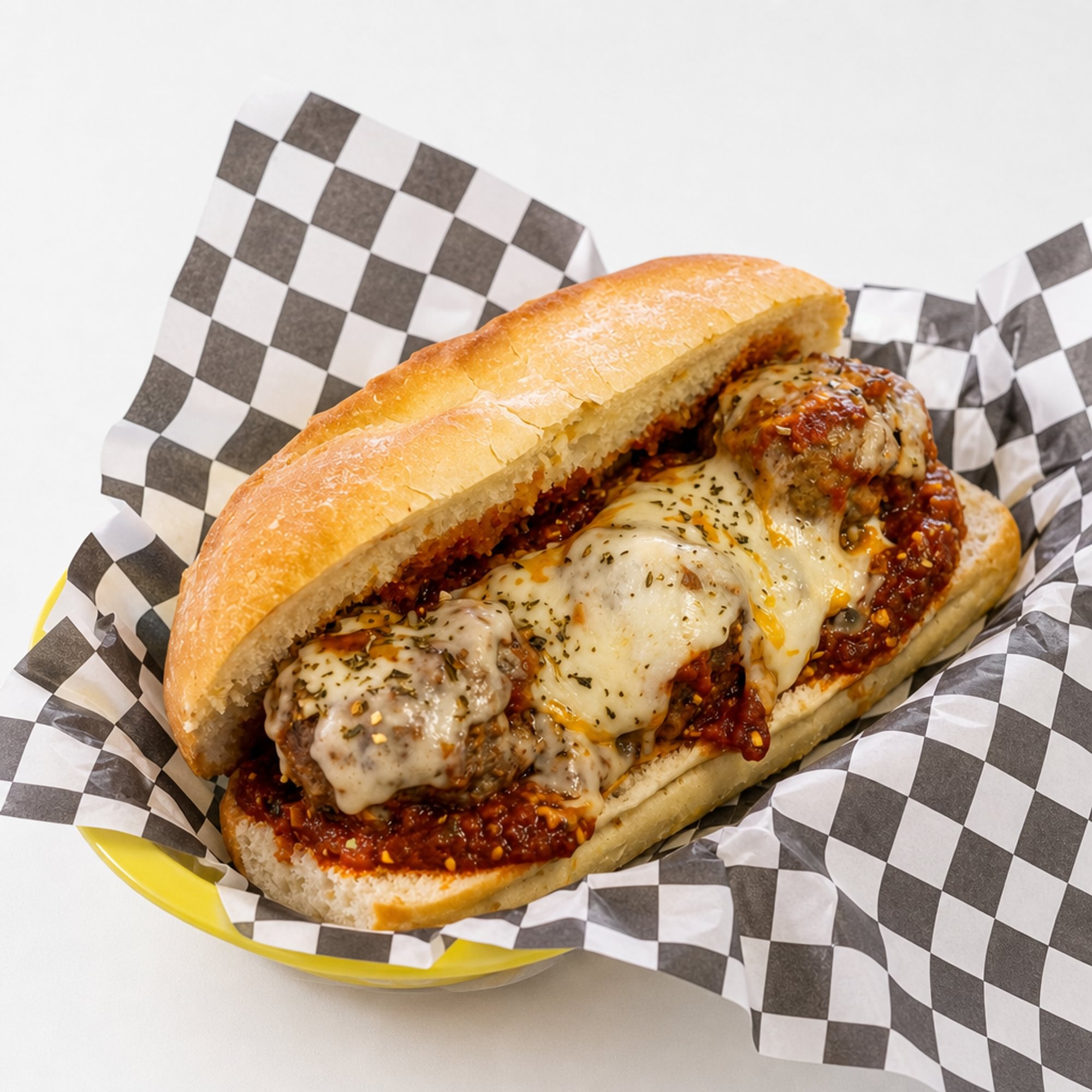 Meatball Parmigiana Sub