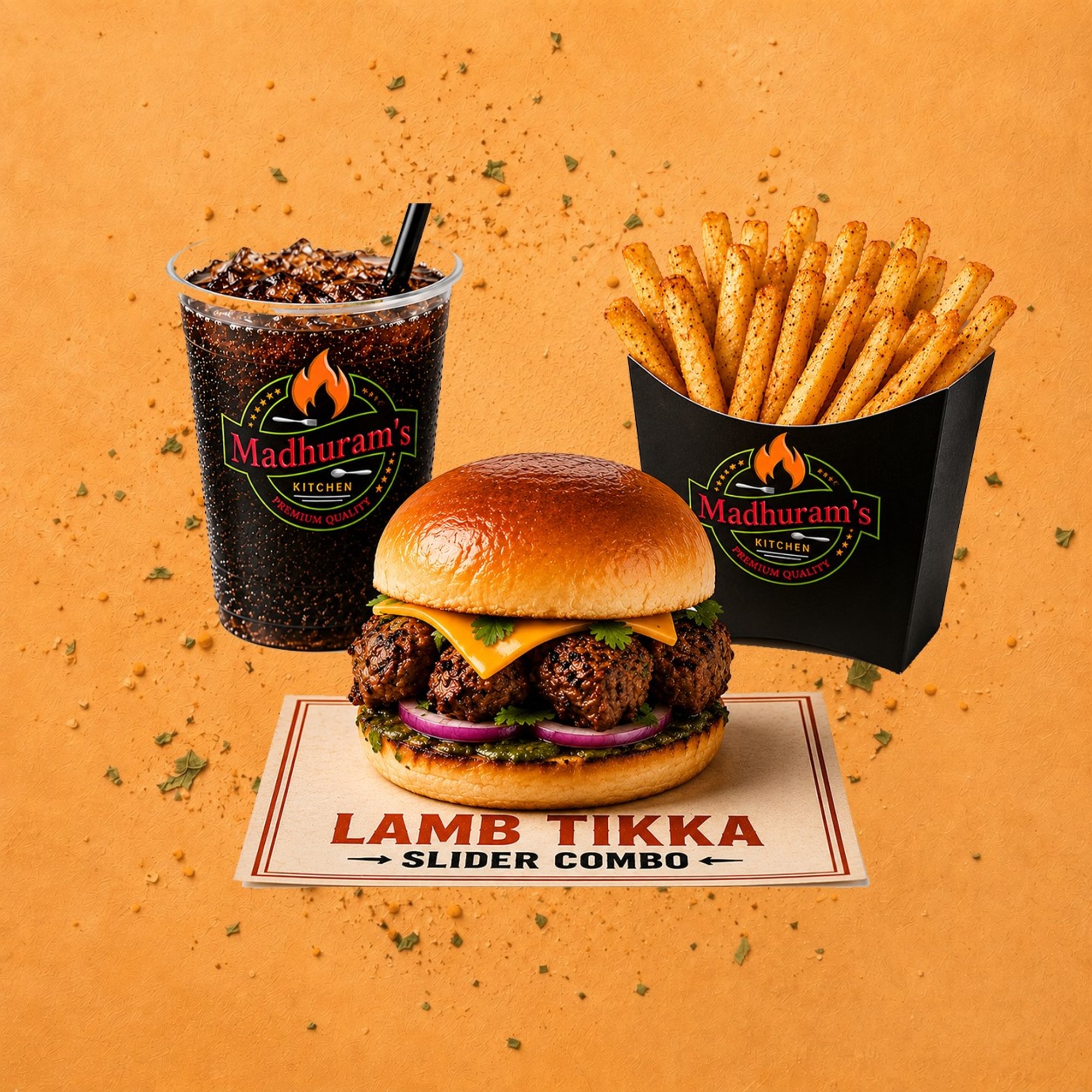 Lamb Tikka Slider Combo