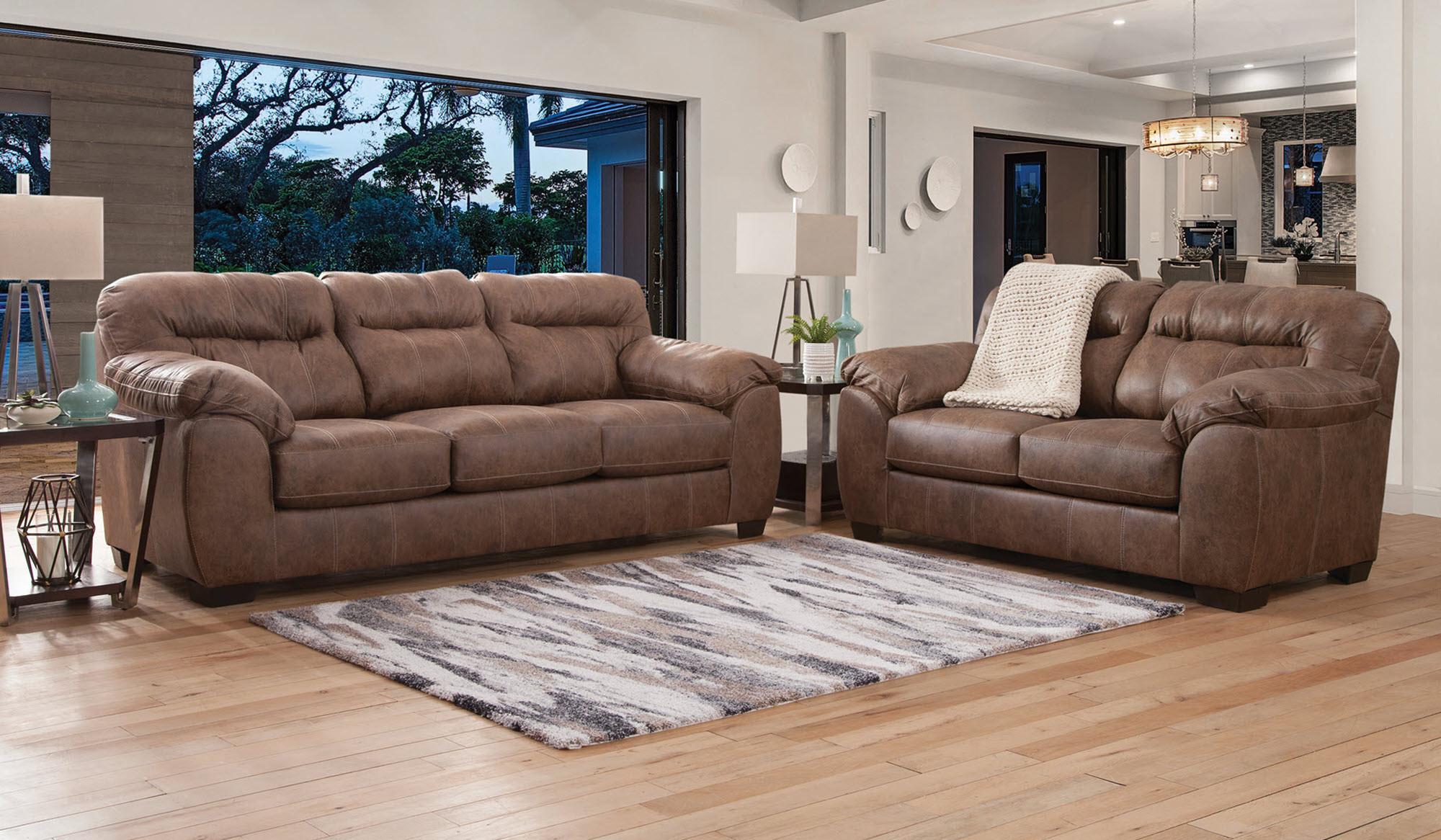 Captain Sofa and Loveseat