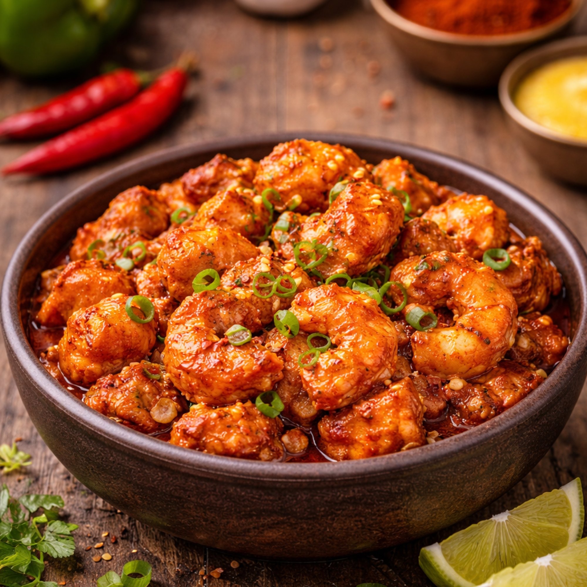 Velluli Karam Shrimp