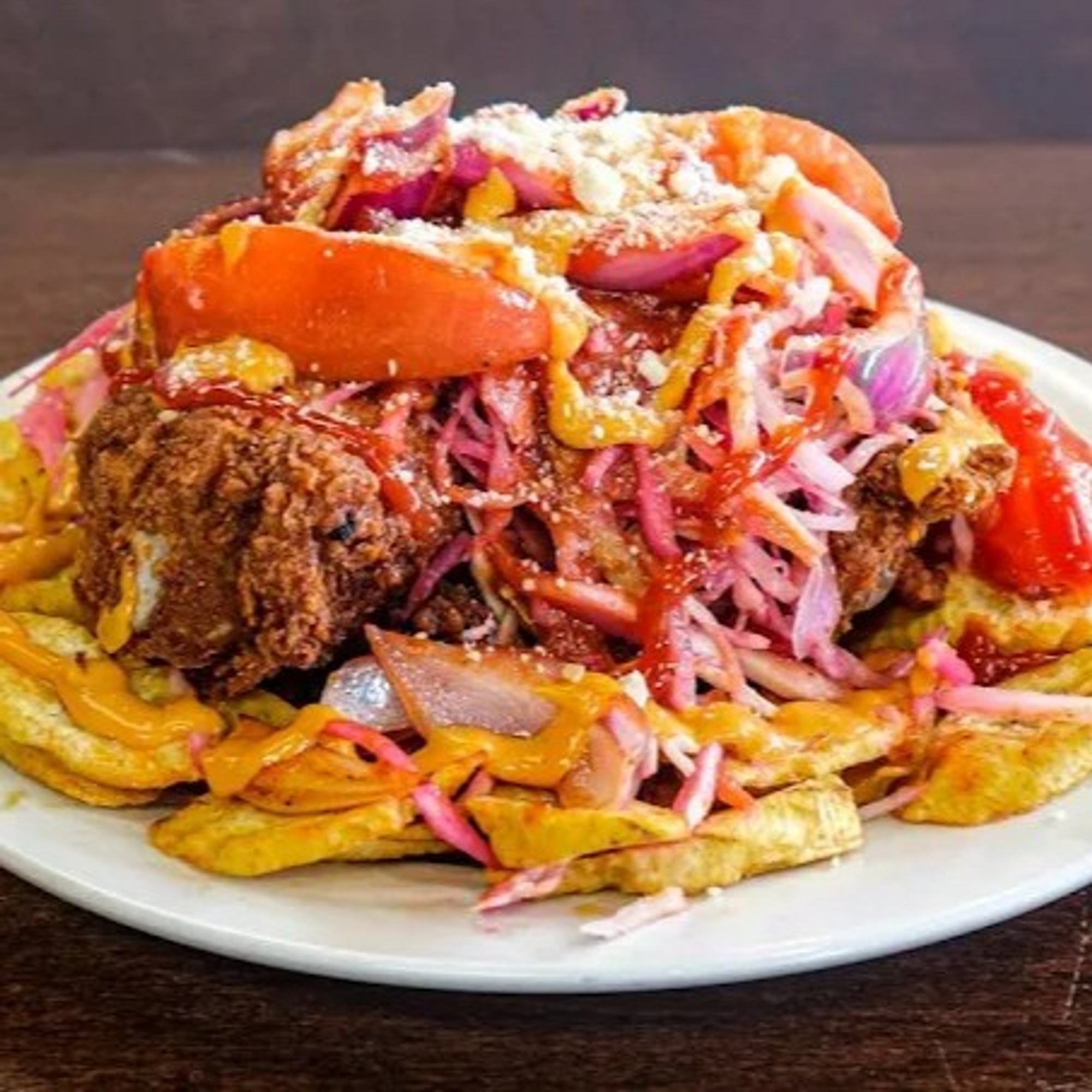 Pollo Con Tajadas