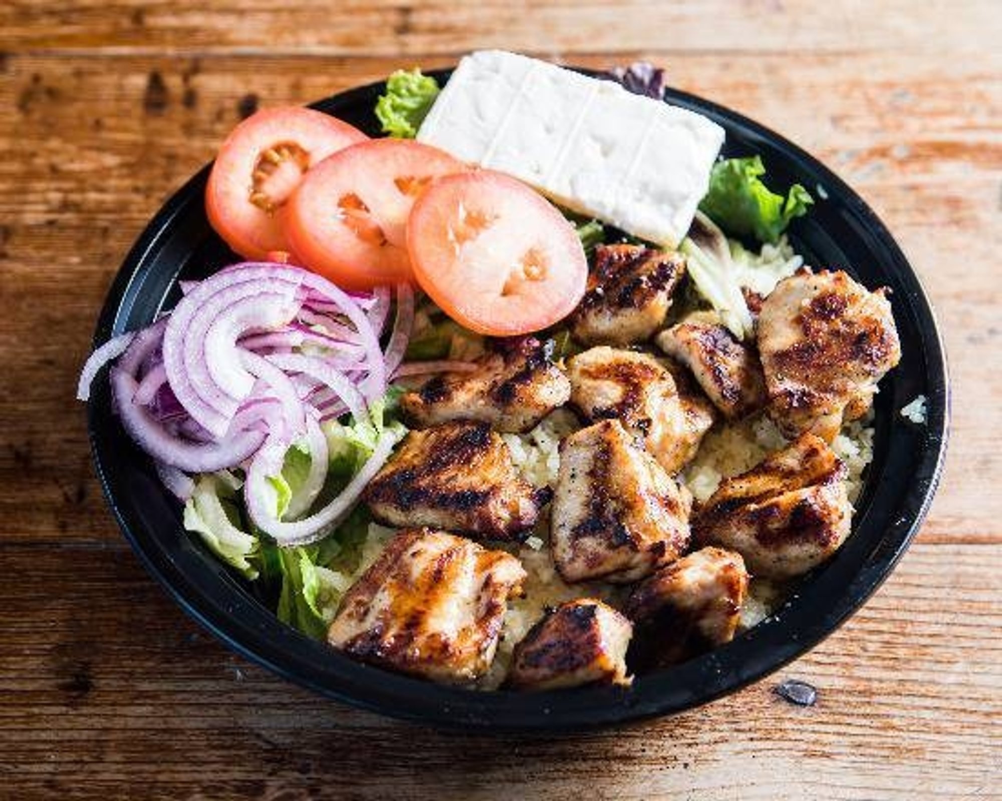 Chicken Souvlaki Platter