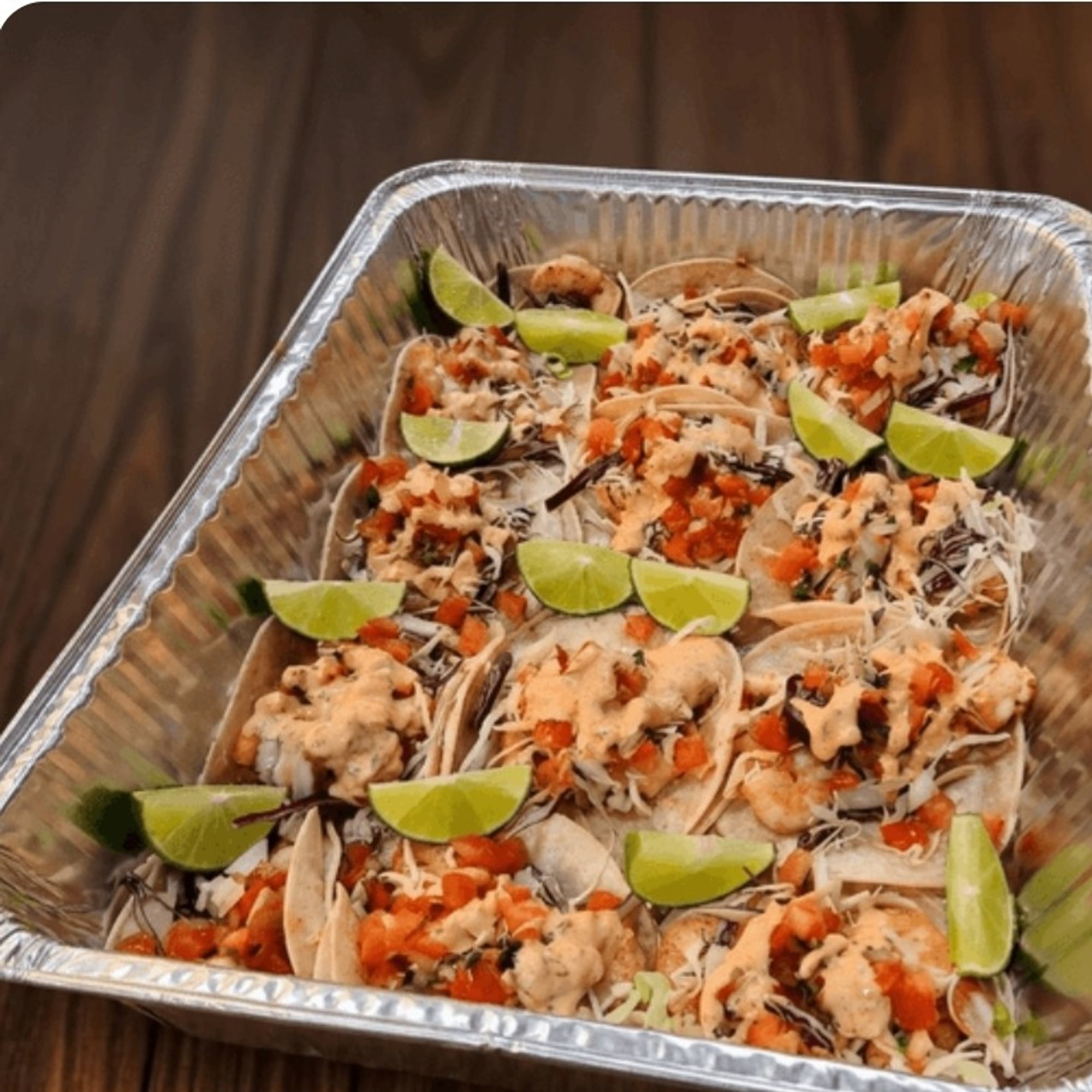 Fish taco tray