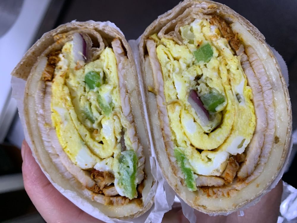 Hot and Spicy Egg Wrap