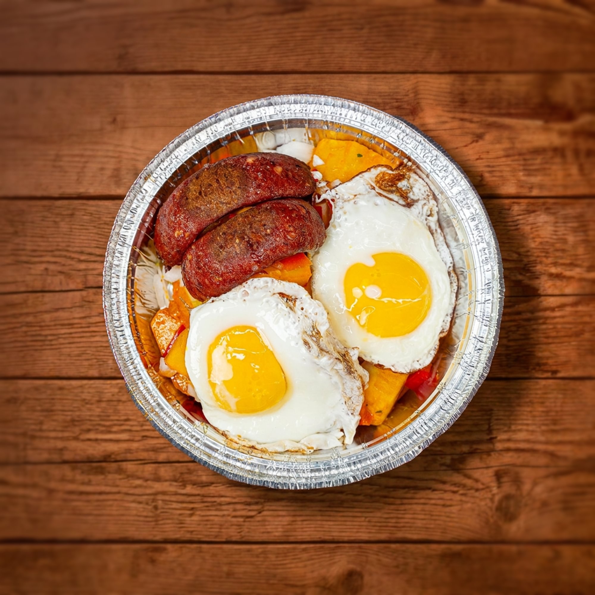 Choice of Meat and Eggs Breakfast (Desayuno con Opción de Carne y Huevos)