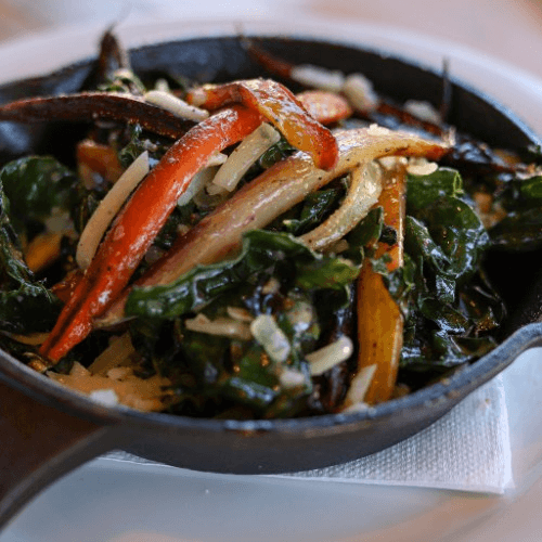 Roasted Kale & Carrots