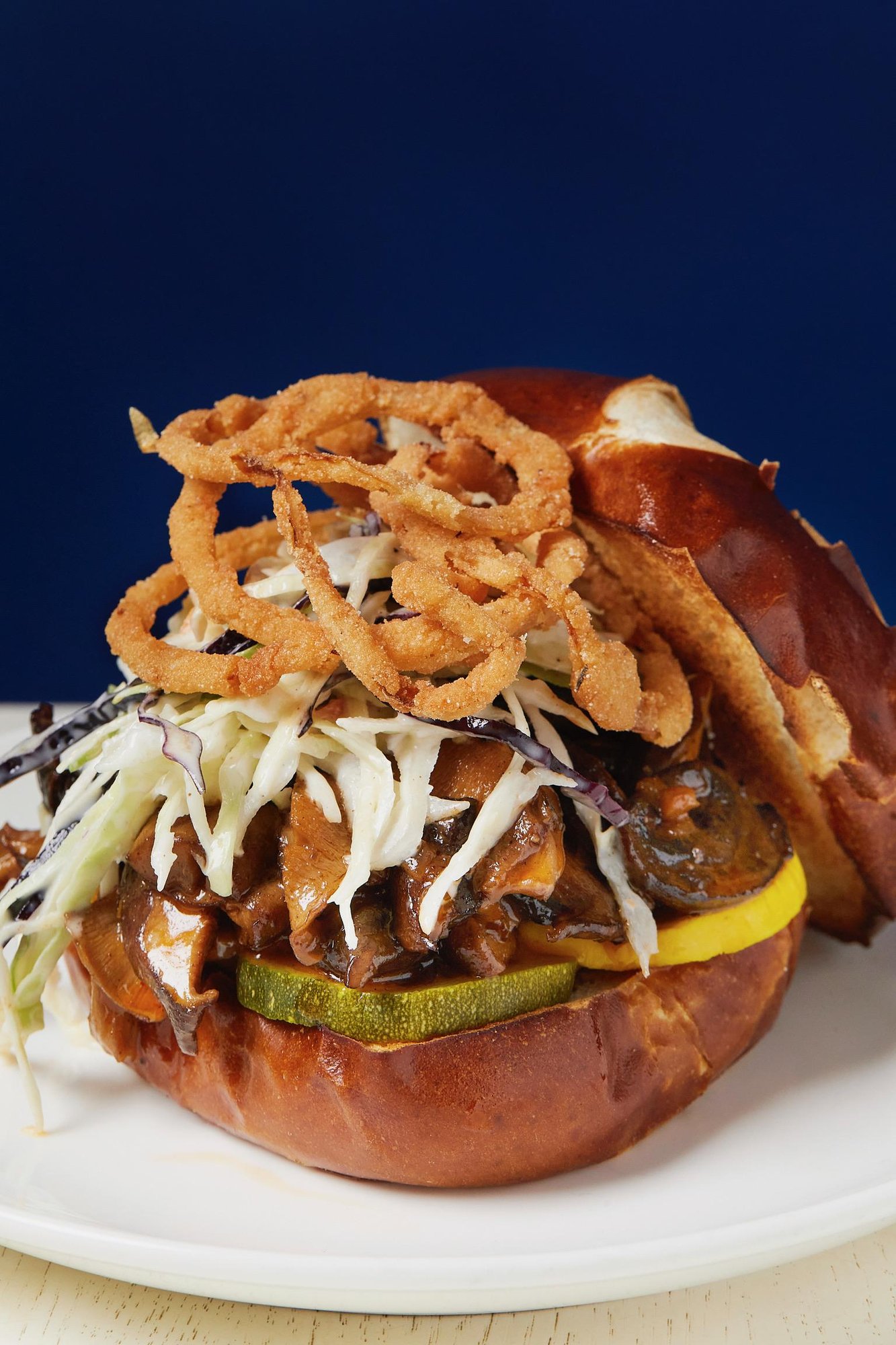BBQ Mushroom Sandwich (V)