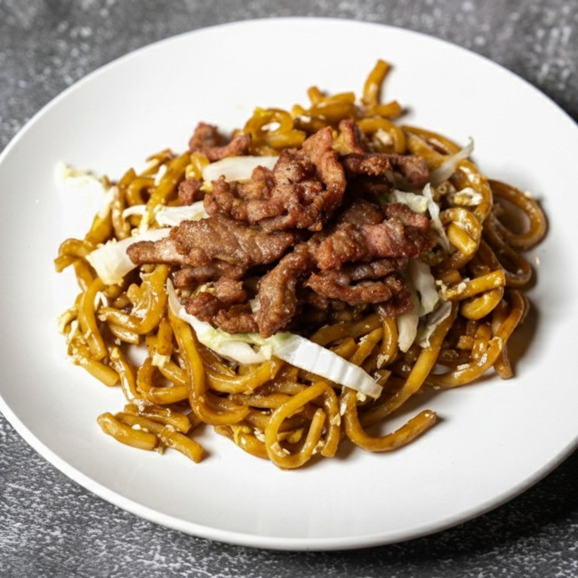 L30. Beef Fried Udon