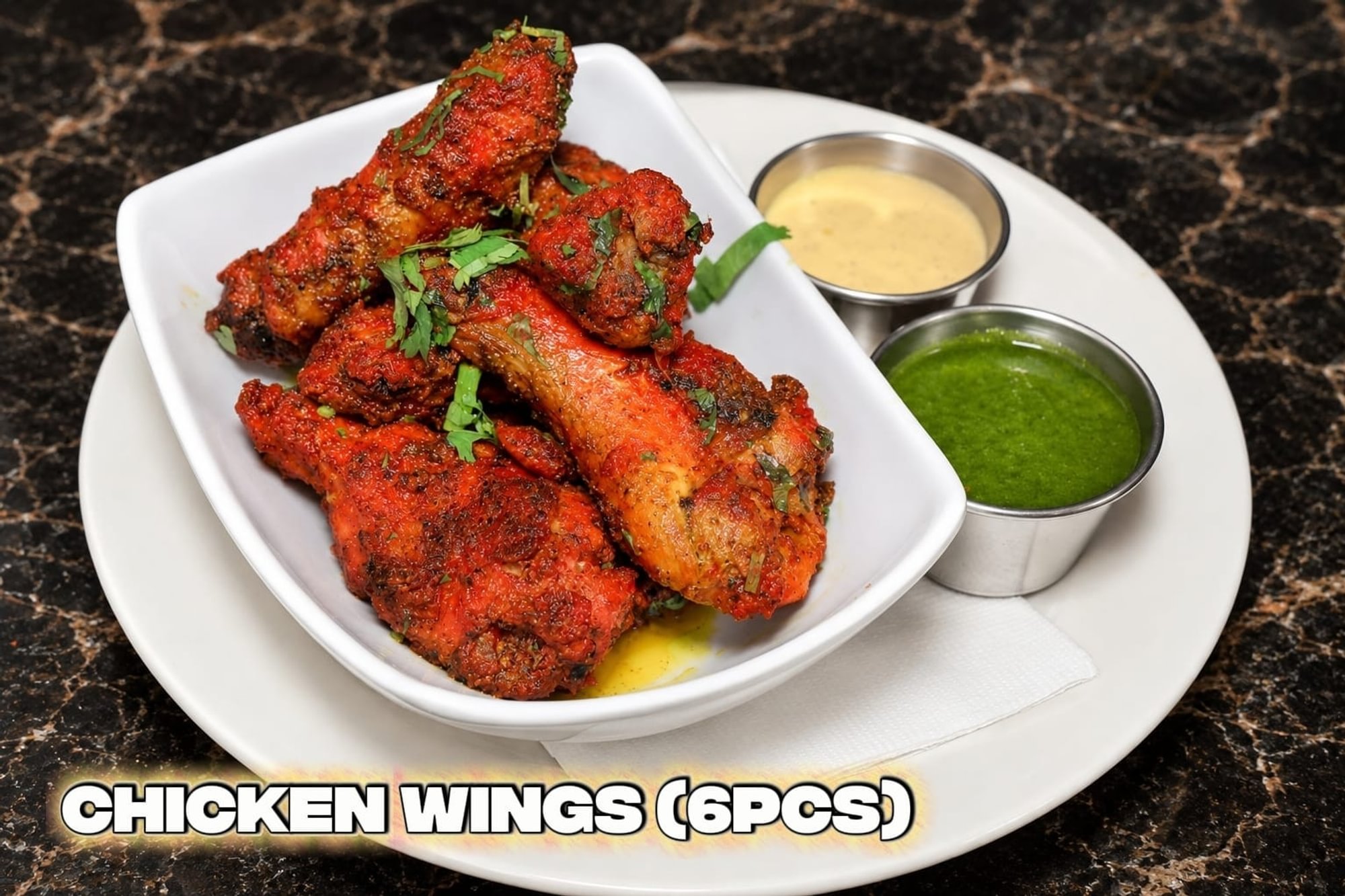 6pc Wings Only