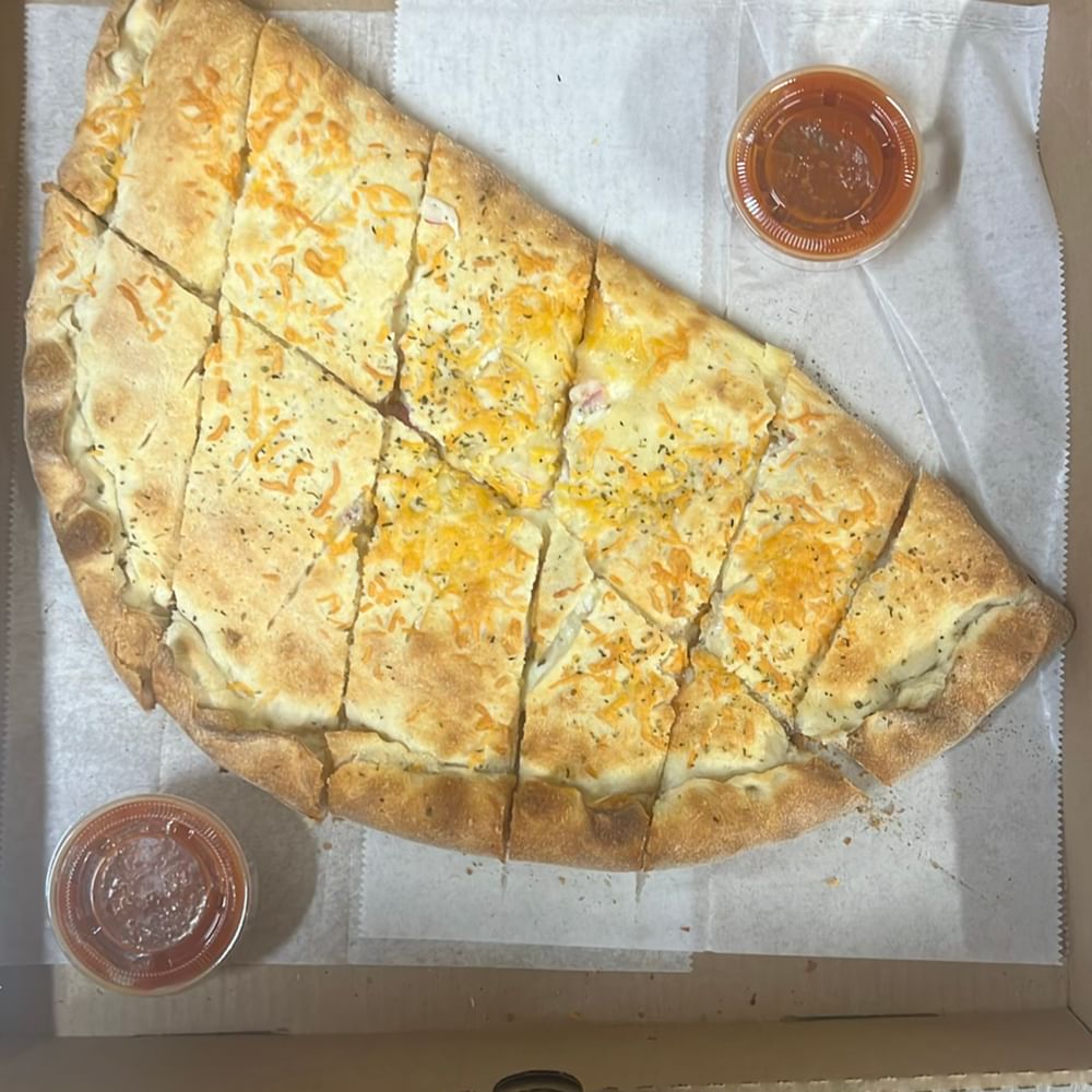 Chicken Kabob Calzone