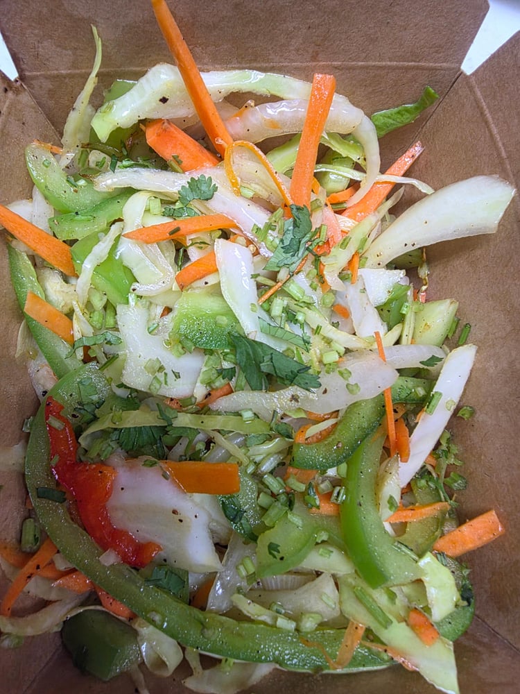 Sauteed Mix Veg. (Cabbage, Onions, Bell Peppers, Carrot)