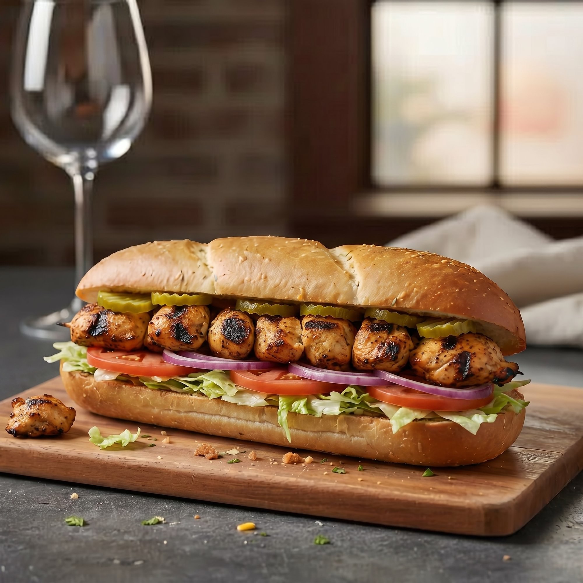 Chicken Kabob Sub