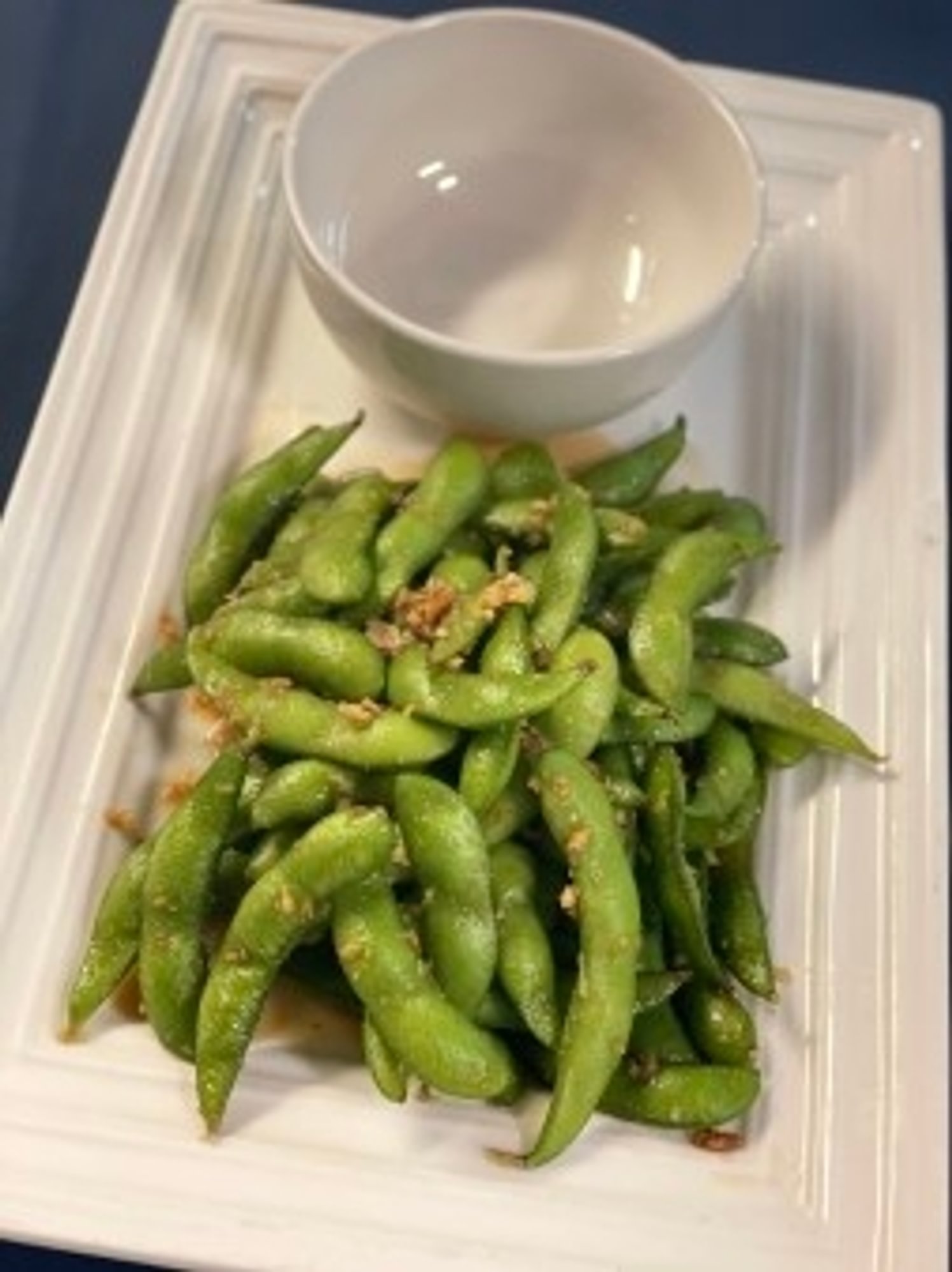 Garlic Edamame