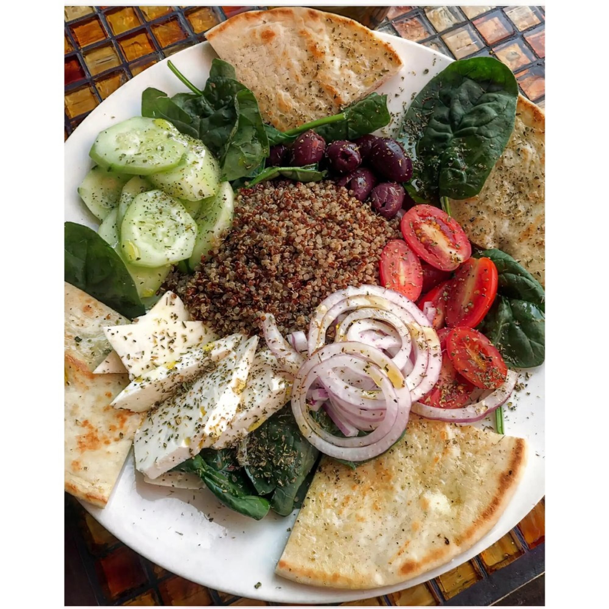 Greek Spinach Quinoa
