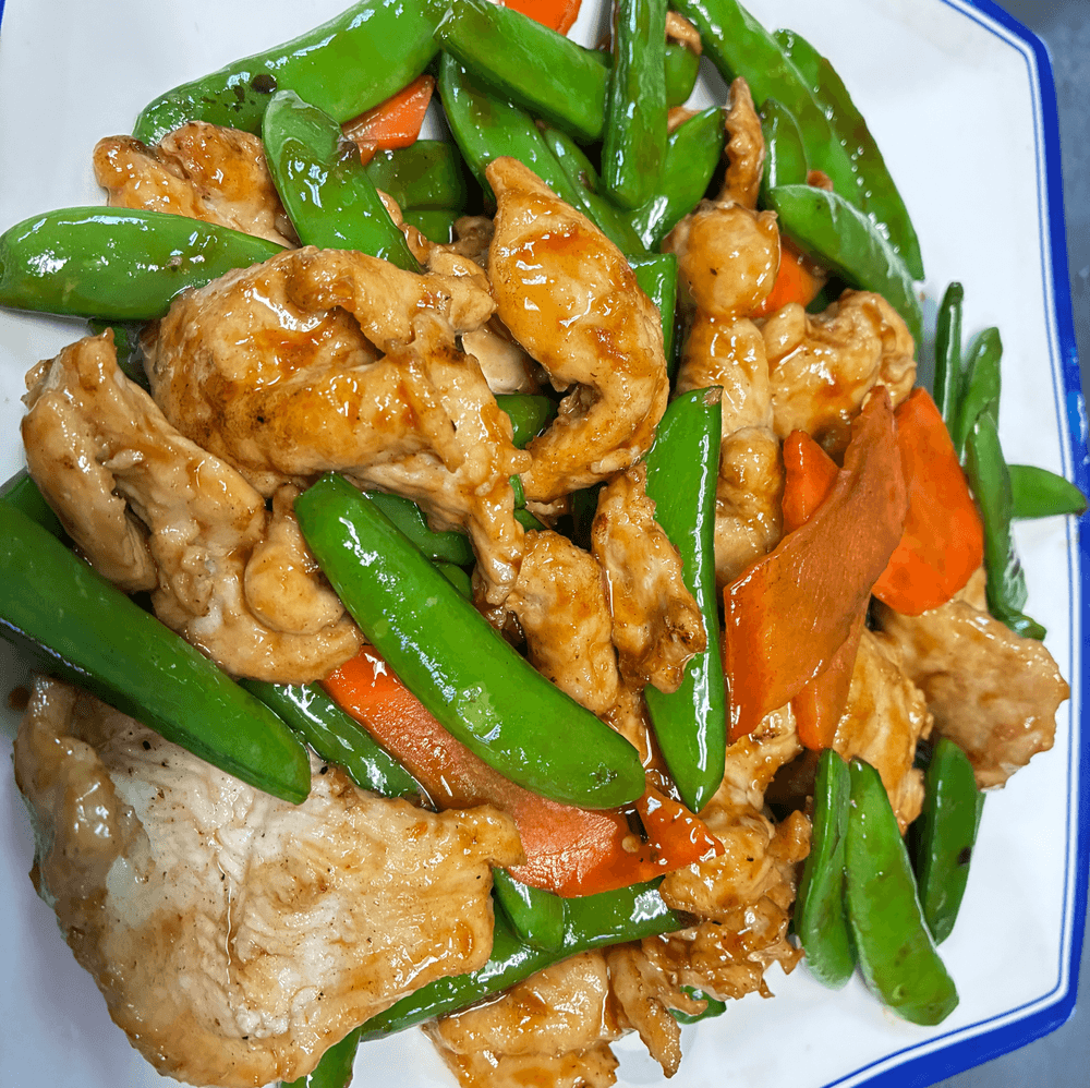 Gluten Free Chicken with Pea Pods